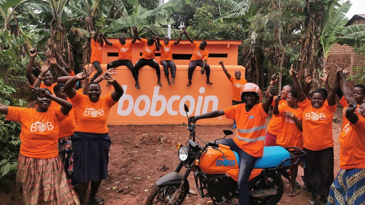 Bobcoin gives clean sanitation to 2,000 people.